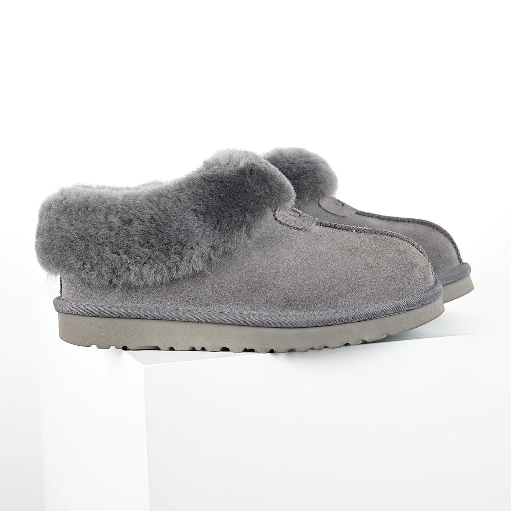 UGG Tazz Platform Mule Slippers – Women's Cozy Slip-On with 2cm Sole in Gray