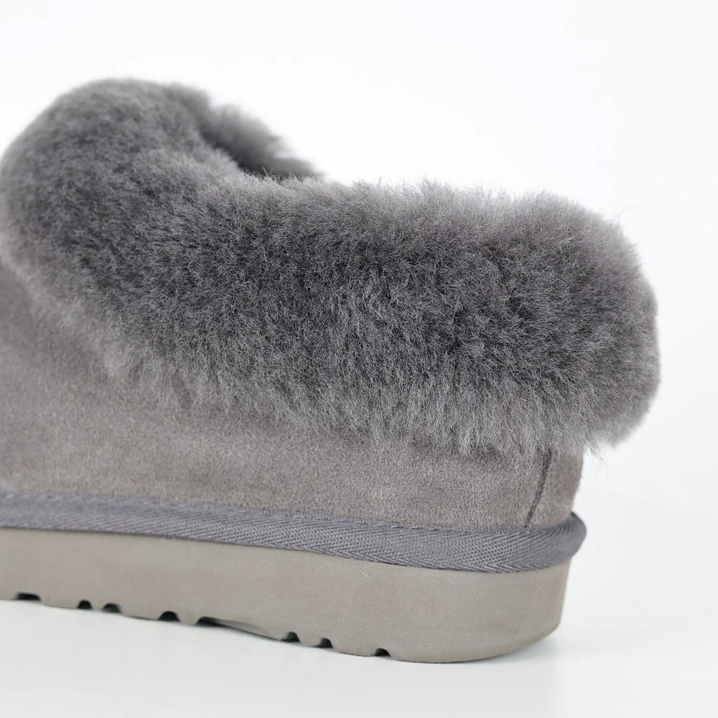 UGG Tazz Platform Mule Slippers – Women's Cozy Slip-On with 2cm Sole in Gray