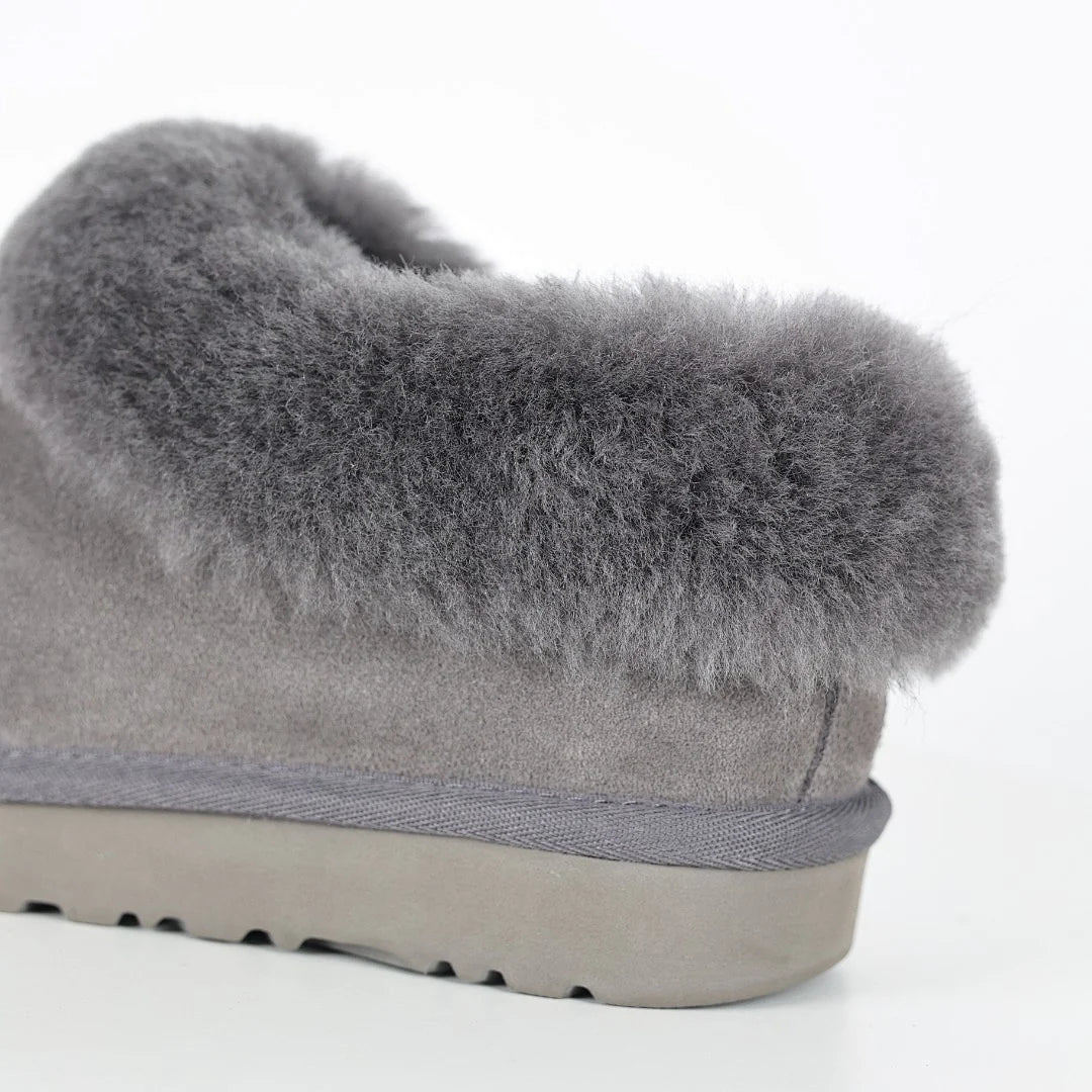UGG Tazz Platform Mule Slippers – Women's Cozy Slip-On with 2cm Sole in Gray
