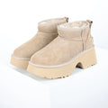 UGG Classic Mini Platform Boot – 5 cm Chunky Sole, Warm-Lined, Sand | Women's