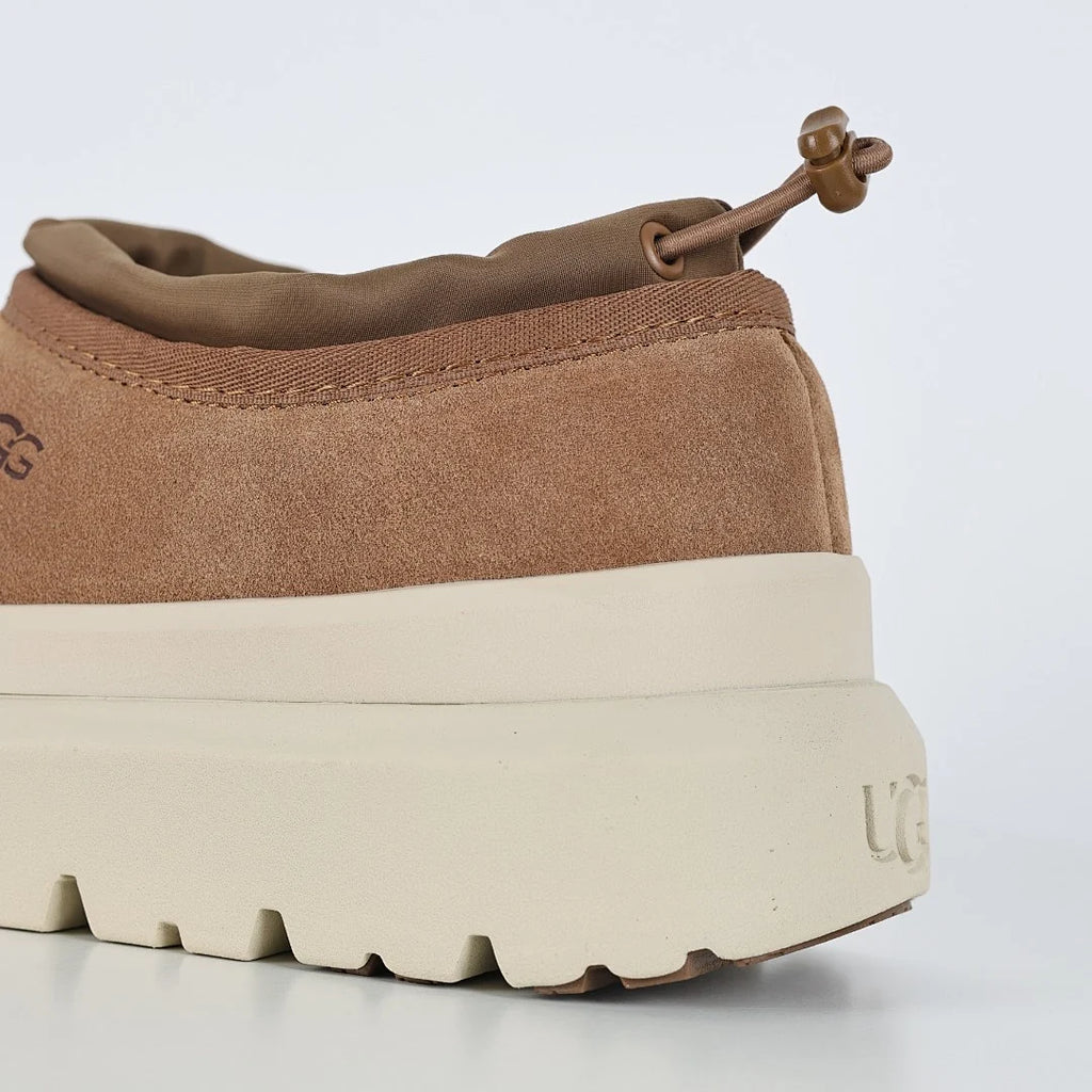 UGG Tasman Platform Low-Top Shoes – Women's Slip-On with 4cm Sole in Chestnut | Sizes 35–44