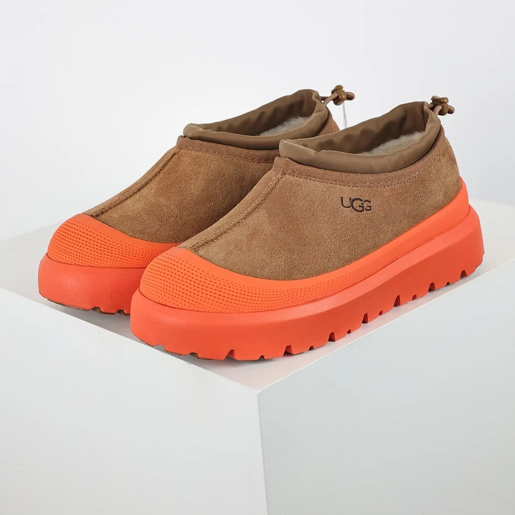 UGG Tasman Platform Low-Top Shoes – 4 cm Platform, Chestnut | Sizes 35–44