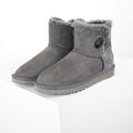 UGG Mini Platform Short Snow Boots – Warm-Lined Women's Winter Boot in Gray