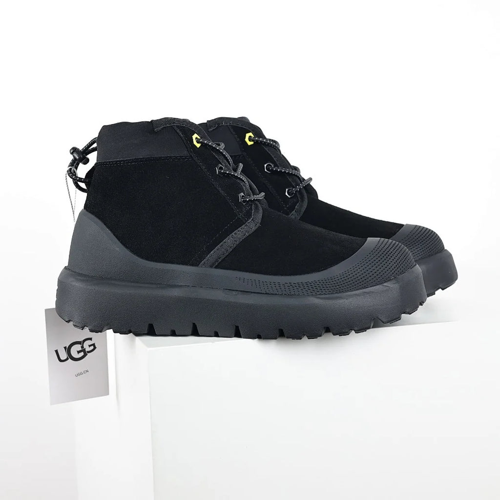 UGG Tasman Platform Low-Top Shoes – 4cm Sole Slip-On in Black | Sizes 35–45