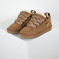 UGG Platform Short Snow Boot – Chunky Sole, Warm-Lined, Chestnut