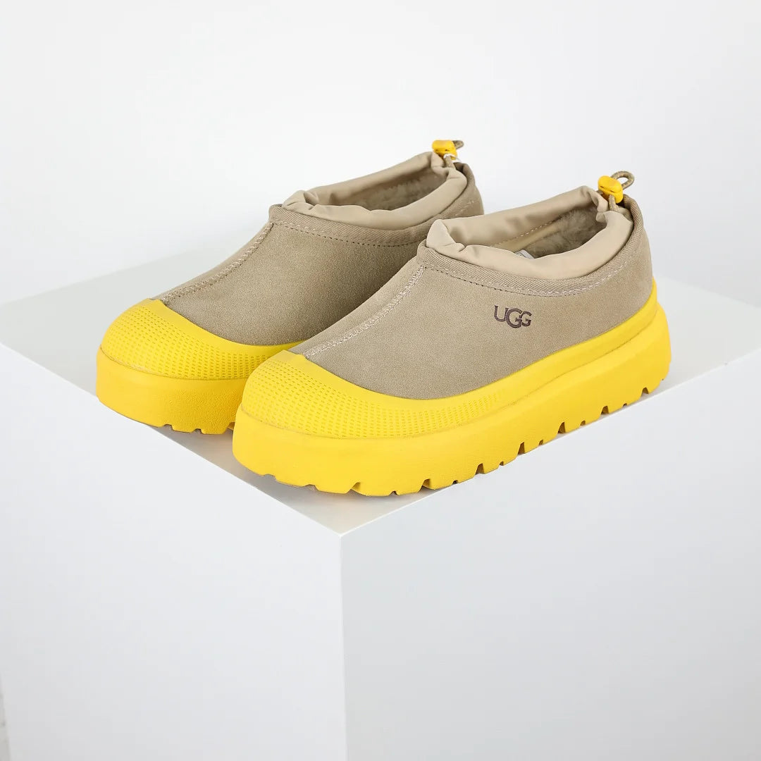 UGG Platform Short Snow Boot – Warm-Lined Winter Boot with 4cm Sole in Yellow | Sizes 35–45