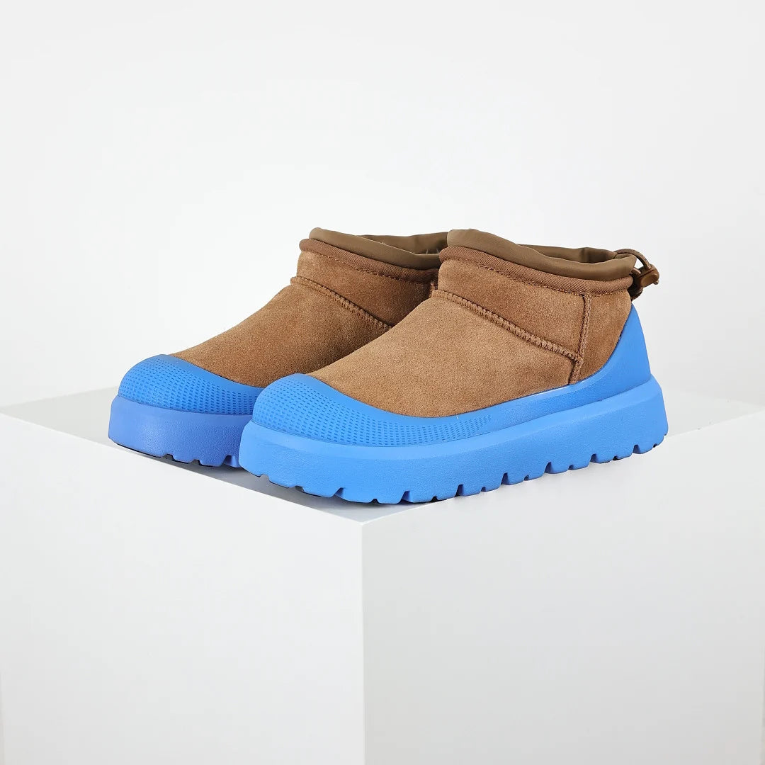 UGG Platform Short Snow Boot – 4 cm Platform, Warm-Lined, Chestnut | Men's