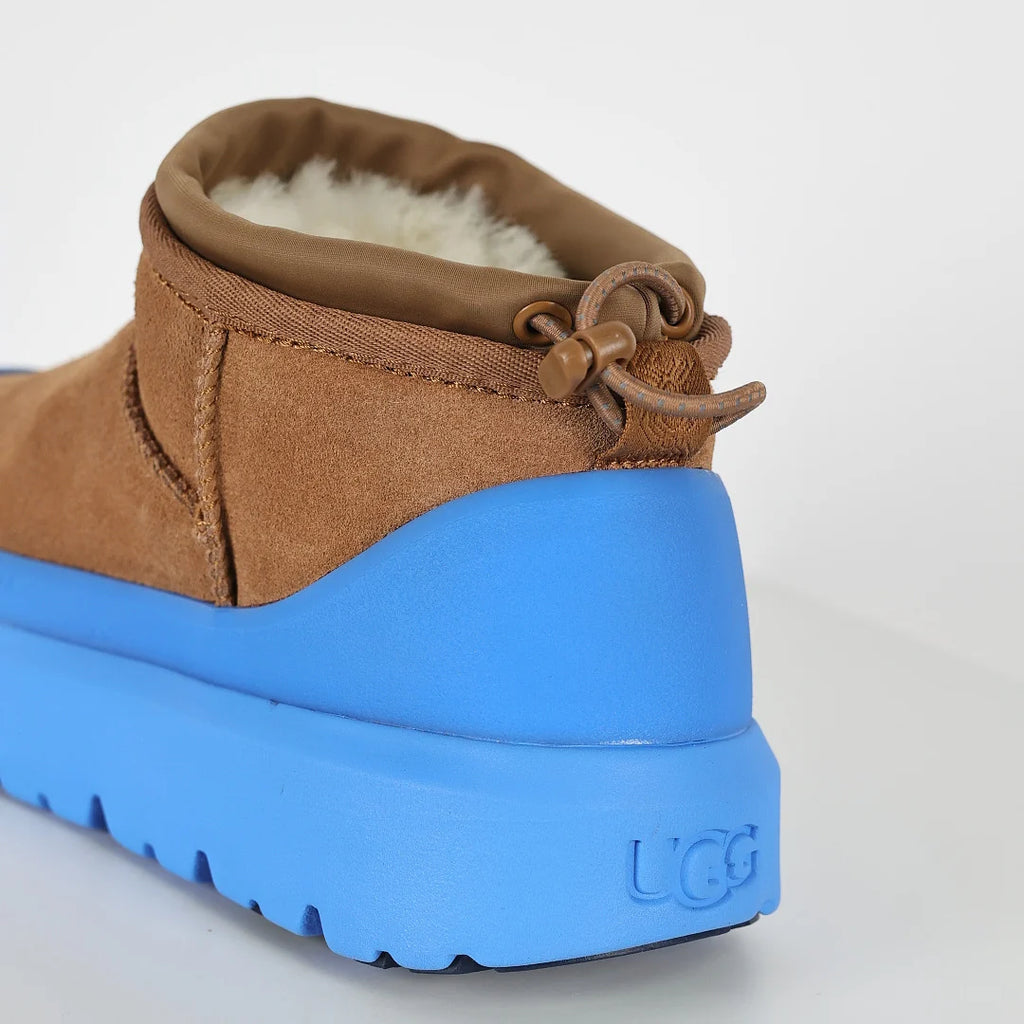 UGG Platform Short Snow Boot – 4 cm Platform, Warm-Lined, Chestnut | Men's