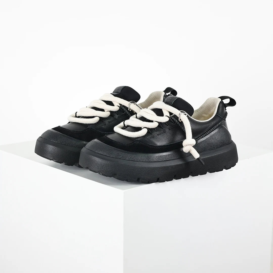 UGG Platform Short Snow Boot  4cm Platform  Winter Boot  Black