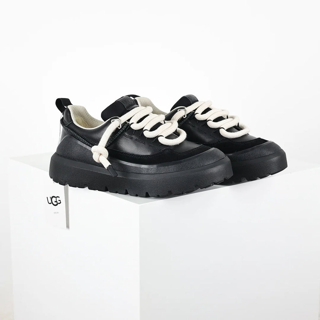 UGG Platform Short Snow Boot  4cm Platform  Winter Boot  Black