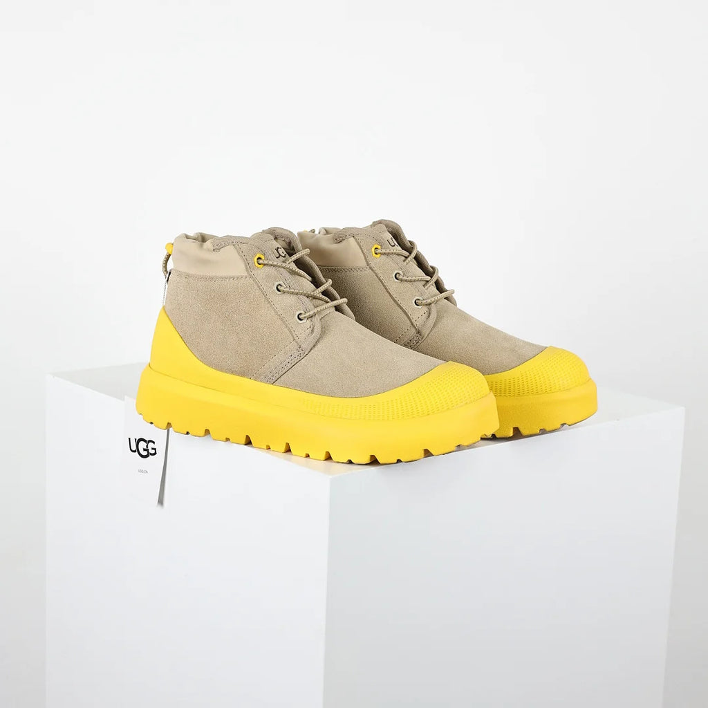 UGG Classic Mini Platform Boot – 4 cm Chunky Sole, Warm-Lined, Beige | Men's Sizes 40–45
