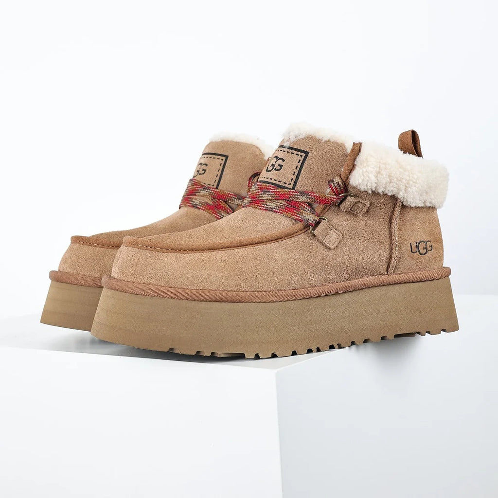 UGG Classic Mini Platform Boot – 3 cm Sole, Warm-Lined, Chestnut | Women's