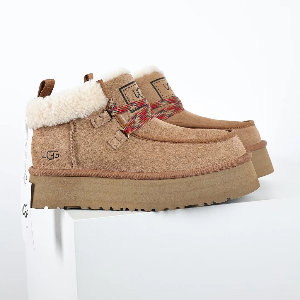 UGG Classic Mini Platform Boot – 3 cm Sole, Warm-Lined, Chestnut | Women's