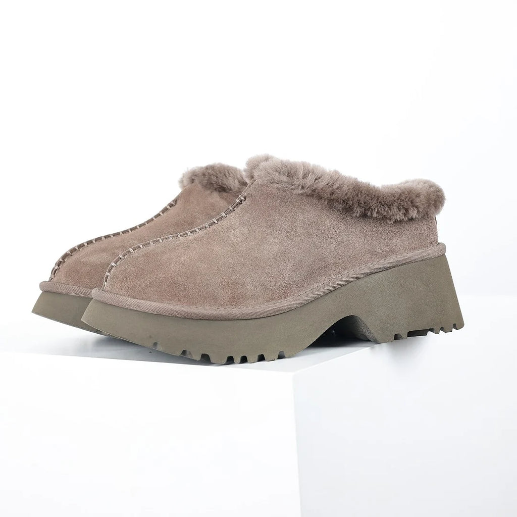 UGG Fisherman Wedge Snow Boot – 5 cm Wedge Sole, Warm-Lined, Brown | Women's 35–40