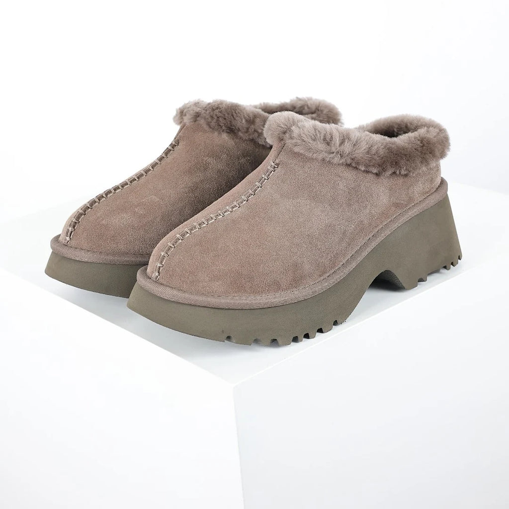 UGG Fisherman Wedge Snow Boot – 5 cm Wedge Sole, Warm-Lined, Brown | Women's 35–40