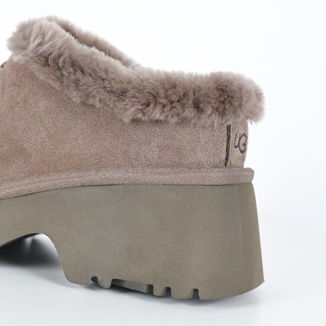 UGG Fisherman Wedge Snow Boot – 5 cm Wedge Sole, Warm-Lined, Brown | Women's 35–40