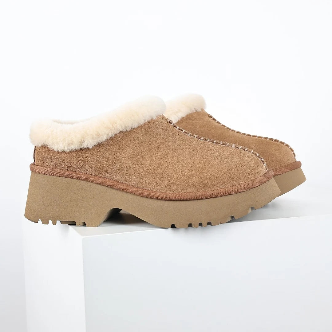 UGG Fisherman Wedge Snow Boot – 5 cm Wedge Sole, Warm-Lined, Chestnut