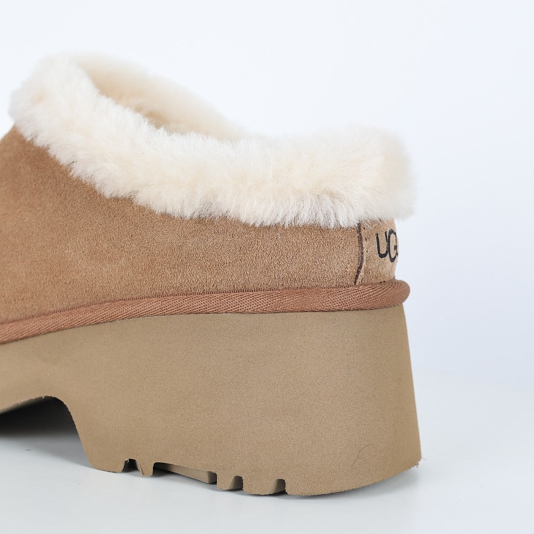 UGG Fisherman Wedge Snow Boot – 5 cm Wedge Sole, Warm-Lined, Chestnut