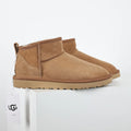 UGG Platform Short Snow Boot – Warm-Lined Winter Boot with 3cm Sole in Chestnut | Sizes 35–44