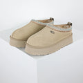 UGG Tazz Platform Mule Slipper – Women's Warm-Lined Slide with 5cm Sole in Beige