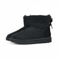 UGG Bailey Bow Mini Snow Boot – Shearling-Lined, Black | Women's 35–40