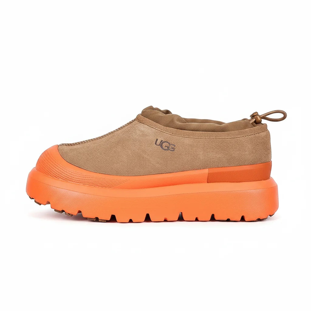 UGG Closed-Toe Low-Top Snow Boot – Warm-Lined, Chestnut | Unisex Sizes 35–44