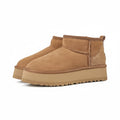 UGG Platform Short Snow Boot – Warm-Lined, Chestnut | Women's Sizes 35–40